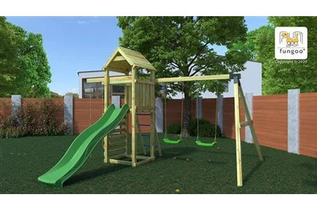 Autre jeu de plein air Fungoo Station de jeux GAIA avec Balançoire Double