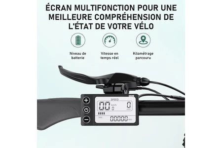 Vélo électrique&nbsp;Hitway Vélo Électrique pliable - BK5 - Pneu 16 pouces - Noir