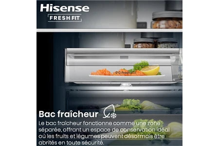 Réfrigérateur 1 porte Hisense RL3K370SAIE Gris Anthracite