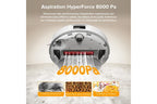 Aspirateur robot Roborock QV 35A Aspirateur Robot , 8000Pa ,Upgrade du Qrevo Plus , Serpillière Rotative 200 TR/Min & Relevable 10mm