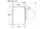 Sèche-linge pompe à chaleur Bosch WQG2451SFR