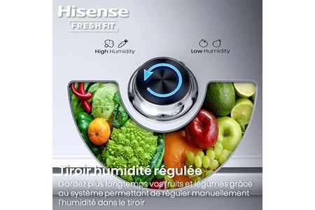 Réfrigérateur 1 porte Hisense RL3K370SAIE Gris Anthracite