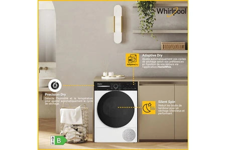 Sèche-linge pompe à chaleur Whirlpool C WD 95M WBR FR Blanc