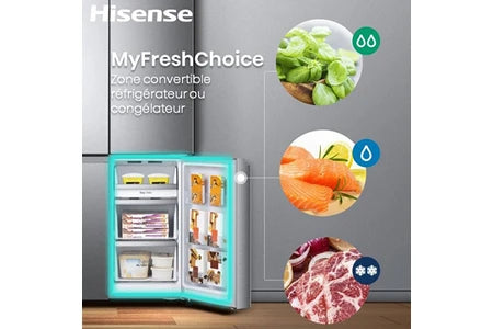 Réfrigérateur multi-portes Hisense Refrigerateur multi-portes RQ5P470SAFD
