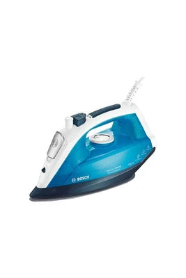 Fer à repasser Bosch Sensixx'x DA10 SensorSecure TDA1024210 - Fer à vapeur avec fermeture automatique - semelle : Palladium-glissee - 2400 Watt - bleu nuit magique/bleu