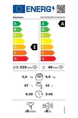 Lave-linge séchant Electrolux EW7W4954DS