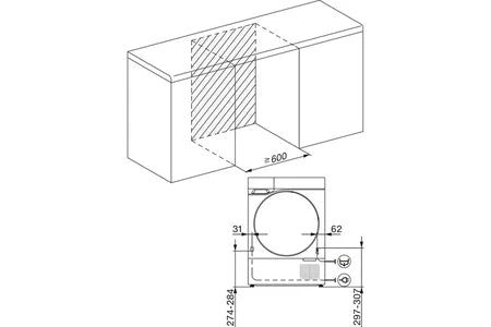 Sèche-linge pompe à chaleur Miele TQ 1000 WP