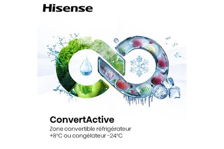 Congélateur armoire Hisense FT5K310GSFD Freshfit